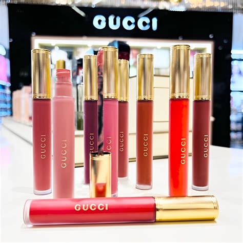 gucci lip.gloss|Gucci beauty lipstick shades.